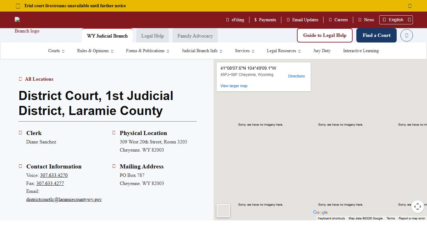 District Court, 1st Judicial District, Laramie County - Wyoming Judicial Branch