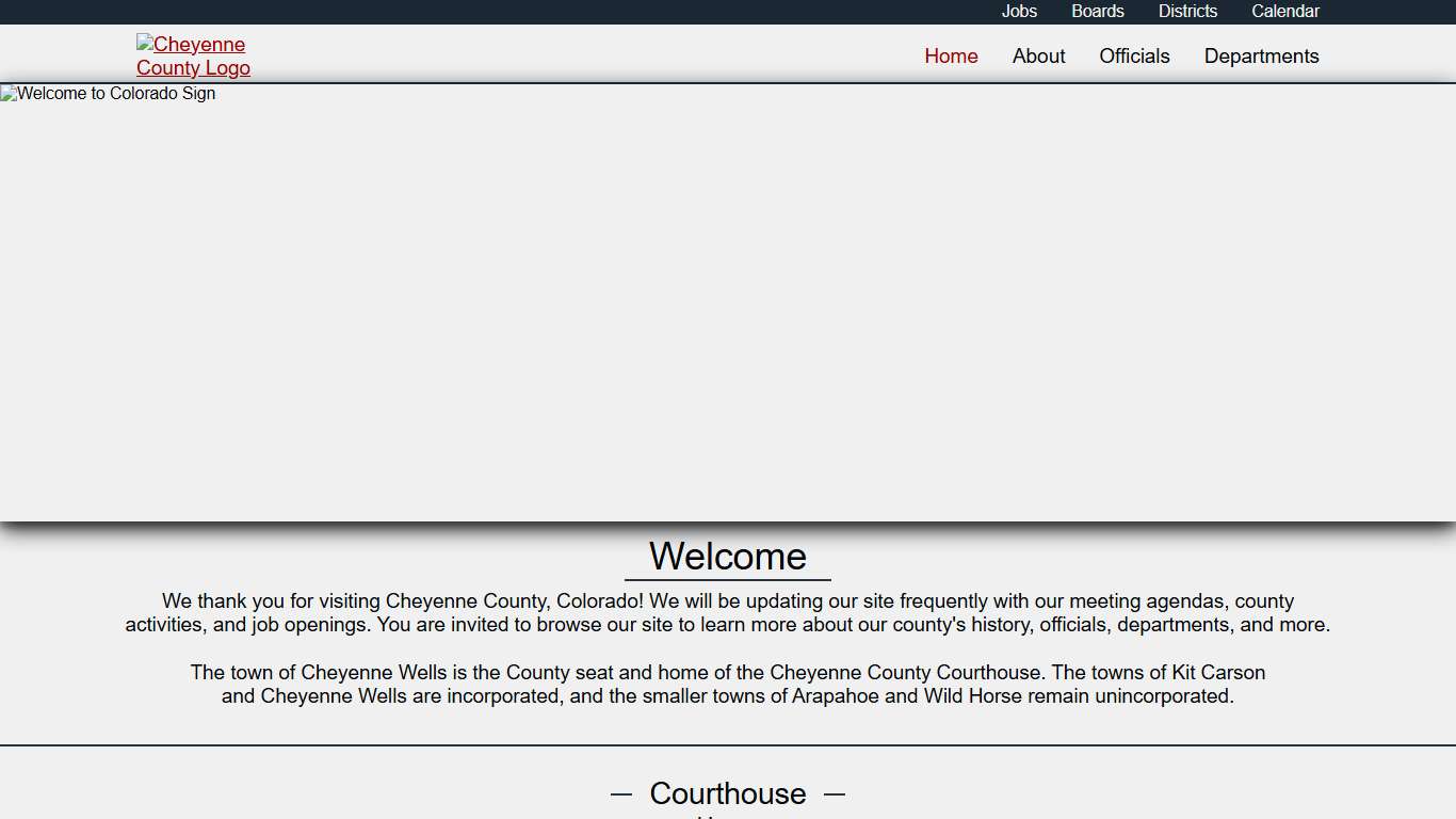 Home Cheyenne County Colorado
